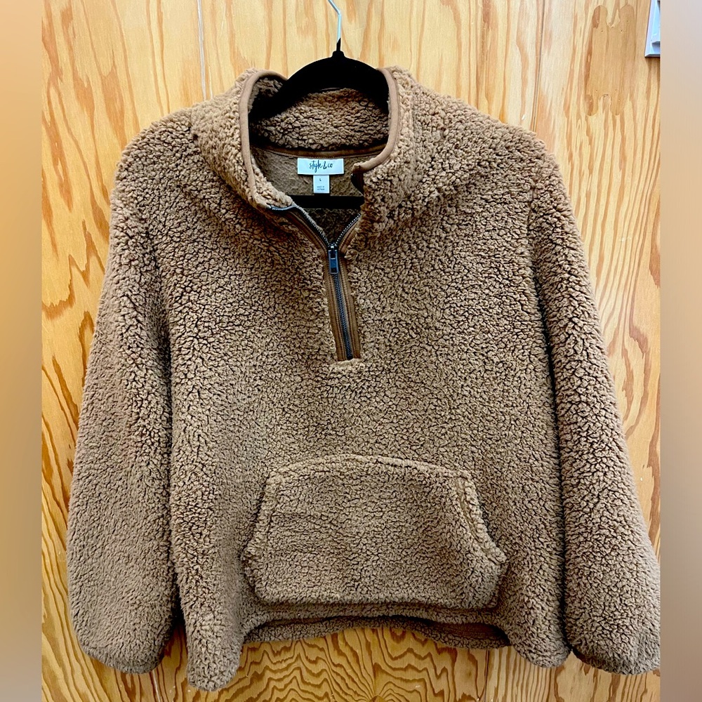 Cozy thick fleece top
